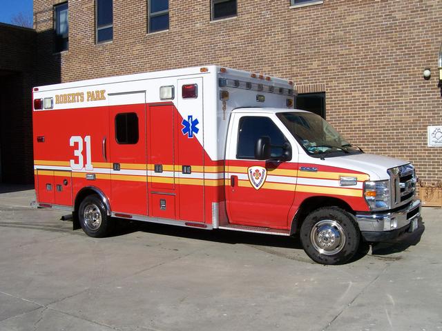 Ambulance 31: 2010 E-450 re-chassis, Medtec unit.
